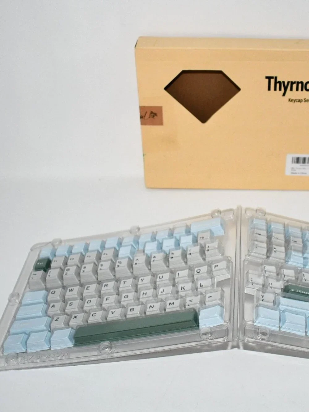 Thyrnovyn 124 Keys Black Grey Pink Keycaps PBT Cherry Profile ANSI NWT
